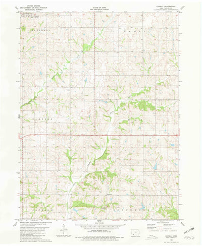 United States Geological Survey Conway, IA (1980, 24000-Scale) digital map