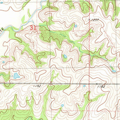 United States Geological Survey Conway, IA (1980, 24000-Scale) digital map