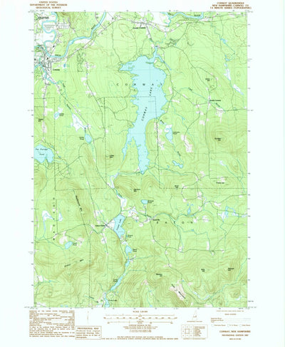 United States Geological Survey Conway, NH (1987, 24000-Scale) digital map