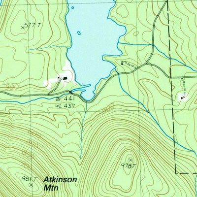 United States Geological Survey Conway, NH (1987, 24000-Scale) digital map