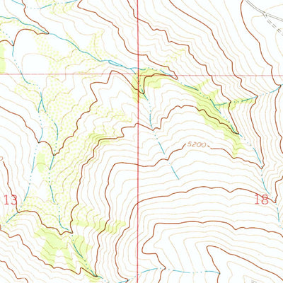 United States Geological Survey Conway Ridge, MT (1971, 24000-Scale) digital map