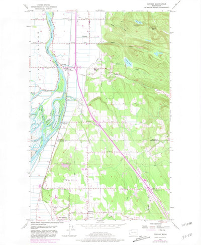 United States Geological Survey Conway, WA (1956, 24000-Scale) digital map