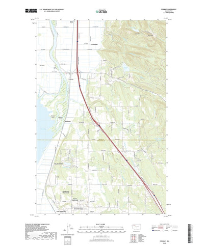 United States Geological Survey Conway, WA (2020, 24000-Scale) digital map