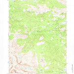 United States Geological Survey Cony Mountain, WY (1953, 24000-Scale) digital map