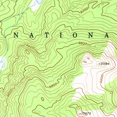 United States Geological Survey Cony Mountain, WY (1953, 24000-Scale) digital map