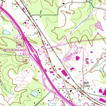 United States Geological Survey Conyers, GA (1956, 24000-Scale) digital map