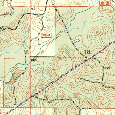 United States Geological Survey Coochie Brake, LA (2003, 24000-Scale) digital map