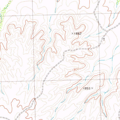 United States Geological Survey Cook Creek North, TX (1979, 24000-Scale) digital map