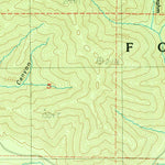 United States Geological Survey Cook Creek, OR (1984, 24000-Scale) digital map