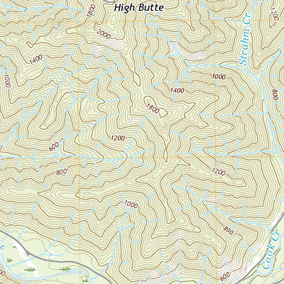 United States Geological Survey Cook Creek, OR (2020, 24000-Scale) digital map