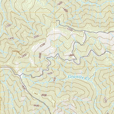 United States Geological Survey Cook Creek, OR (2020, 24000-Scale) digital map