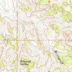 United States Geological Survey Cook Creek Reservoir, MT (1966, 24000-Scale) digital map