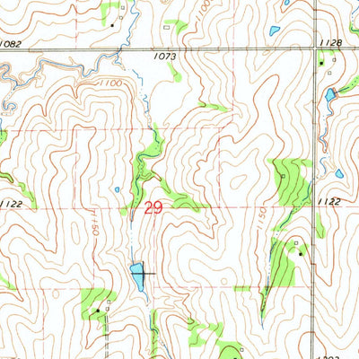 United States Geological Survey Cook, NE (1966, 24000-Scale) digital map
