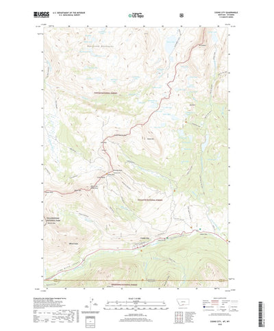 United States Geological Survey Cooke City, MT (2020, 24000-Scale) digital map