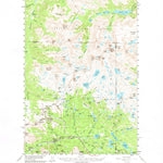United States Geological Survey Cooke City, MT-WY (1956, 62500-Scale) digital map