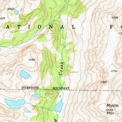 United States Geological Survey Cooke City, MT-WY (1956, 62500-Scale) digital map