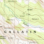 United States Geological Survey Cooke City, MT-WY (1986, 24000-Scale) digital map