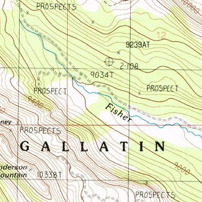 United States Geological Survey Cooke City, MT-WY (1986, 24000-Scale) digital map