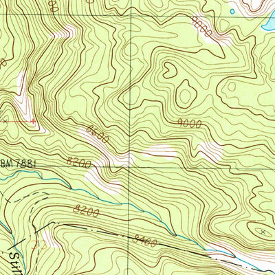 United States Geological Survey Cooke City, MT-WY (1986, 24000-Scale) digital map