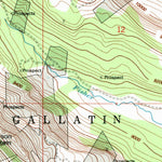 United States Geological Survey Cooke City, MT-WY (1991, 24000-Scale) digital map