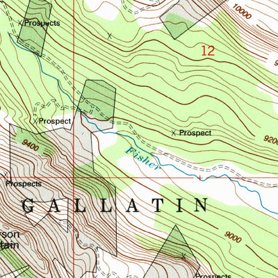 United States Geological Survey Cooke City, MT-WY (1991, 24000-Scale) digital map