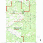 United States Geological Survey Cooke Mountain, WA (1992, 24000-Scale) digital map