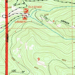 United States Geological Survey Cooke Mountain, WA (1992, 24000-Scale) digital map