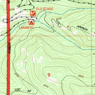 United States Geological Survey Cooke Mountain, WA (1992, 24000-Scale) digital map