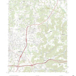 United States Geological Survey Cookeville East, TN (2022, 24000-Scale) digital map