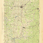 United States Geological Survey Cookeville, TN (1943, 100000-Scale) digital map