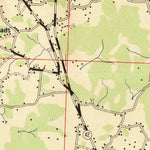 United States Geological Survey Cookeville, TN (1943, 100000-Scale) digital map