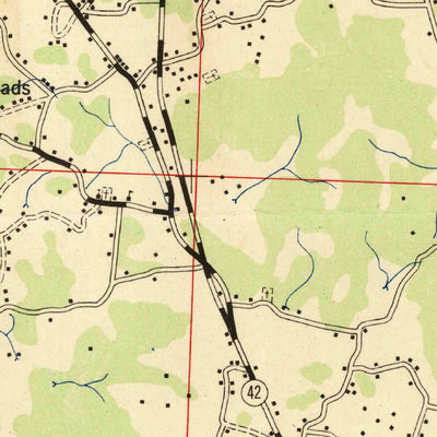 United States Geological Survey Cookeville, TN (1943, 100000-Scale) digital map