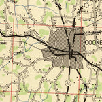 United States Geological Survey Cookeville, TN (1943, 100000-Scale) digital map
