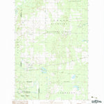 United States Geological Survey Cooks, MI (1983, 25000-Scale) digital map