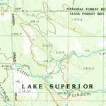 United States Geological Survey Cooks, MI (1983, 25000-Scale) digital map