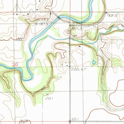 United States Geological Survey Cooks Mills, IL (1983, 24000-Scale) digital map