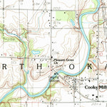 United States Geological Survey Cooks Mills, IL (1983, 24000-Scale) digital map