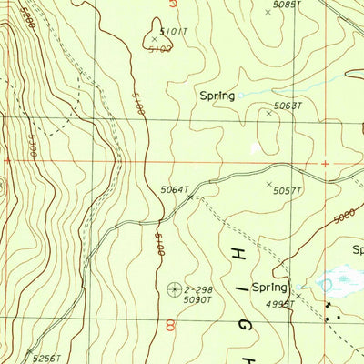 United States Geological Survey Cooks Mountain, OR (1988, 24000-Scale) digital map