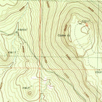 United States Geological Survey Cooks Mountain, OR (1988, 24000-Scale) digital map