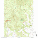 United States Geological Survey Cooks Mountain, OR (1998, 24000-Scale) digital map