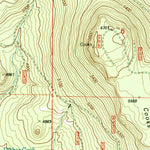 United States Geological Survey Cooks Mountain, OR (1998, 24000-Scale) digital map