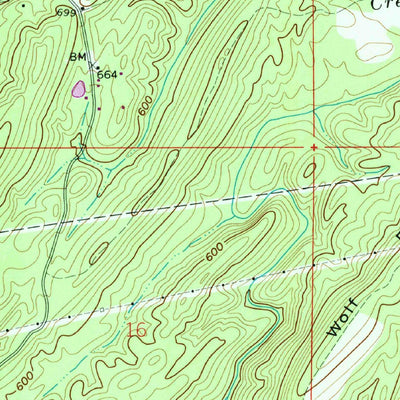 United States Geological Survey Cooks Springs, AL (1962, 24000-Scale) digital map