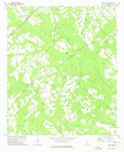 United States Geological Survey Cooks Still, GA (1972, 24000-Scale) digital map