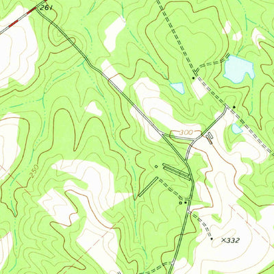 United States Geological Survey Cooks Still, GA (1972, 24000-Scale) digital map