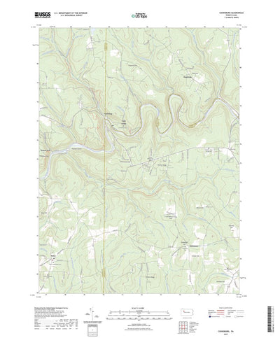 United States Geological Survey Cooksburg, PA (2023, 24000-Scale) digital map