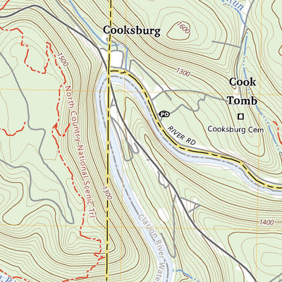 United States Geological Survey Cooksburg, PA (2023, 24000-Scale) digital map
