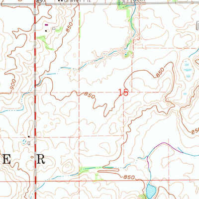 United States Geological Survey Cooksville, WI (1961, 24000-Scale) digital map