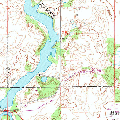 United States Geological Survey Cooksville, WI (1961, 24000-Scale) digital map