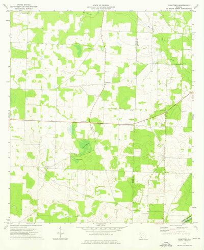 United States Geological Survey Cooktown, GA (1974, 24000-Scale) digital map