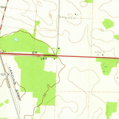 United States Geological Survey Cooktown, GA (1974, 24000-Scale) digital map
